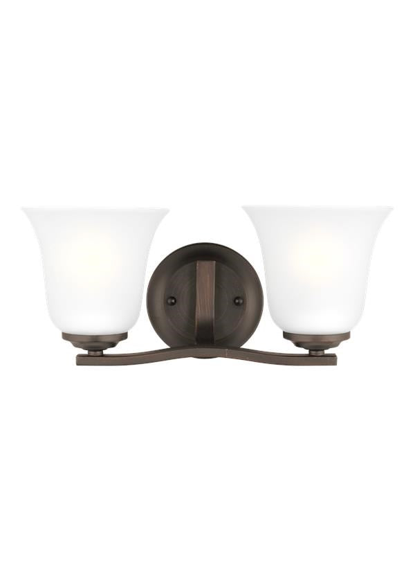 Two Light Wall / Bath by Generation Lighting