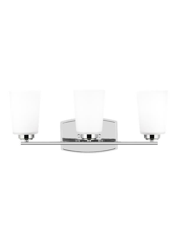 Three Light Wall / Bath by Generation Lighting