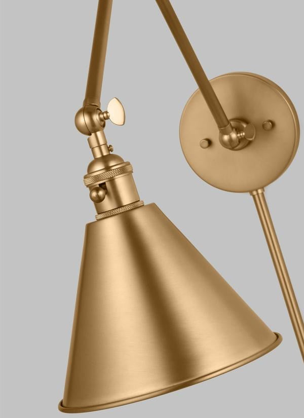 Double Arm One Light Sconce