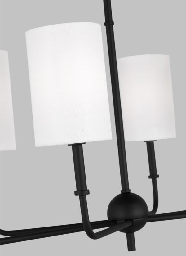 Six Light Large Chandelier