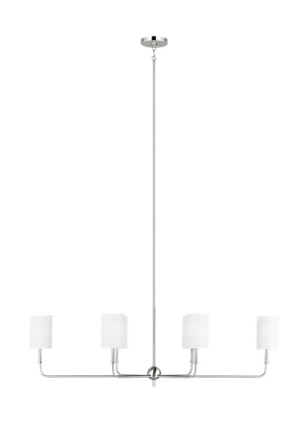 Six Light Linear Chandelier by VC Studio Collection