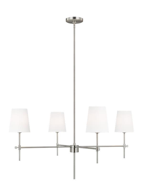 Four Light Large Chandelier by VC Studio Collection