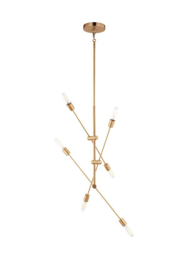 Six Light Large Chandelier by VC Studio Collection