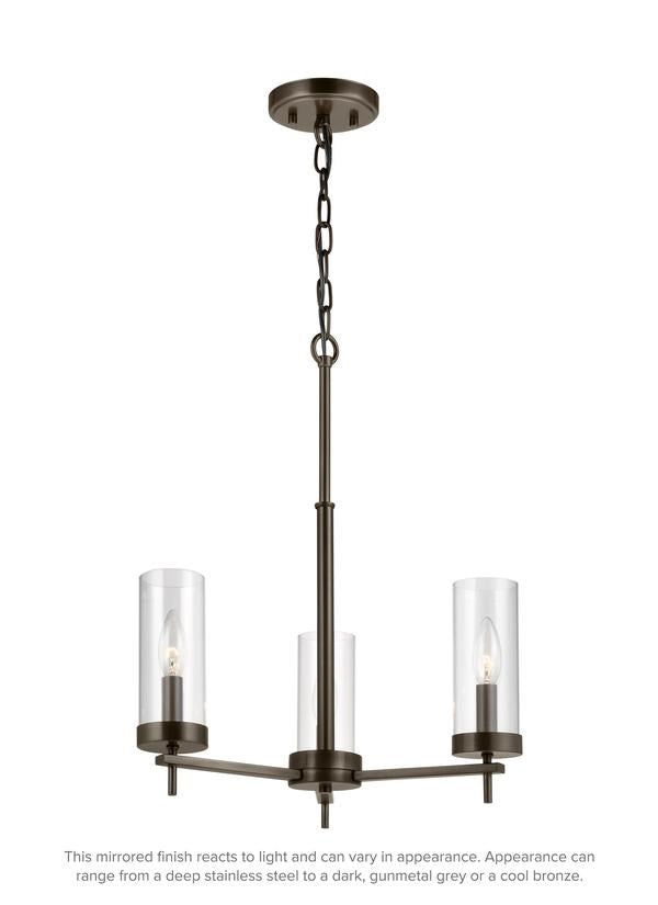 Three Light Chandelier by VC Studio Collection