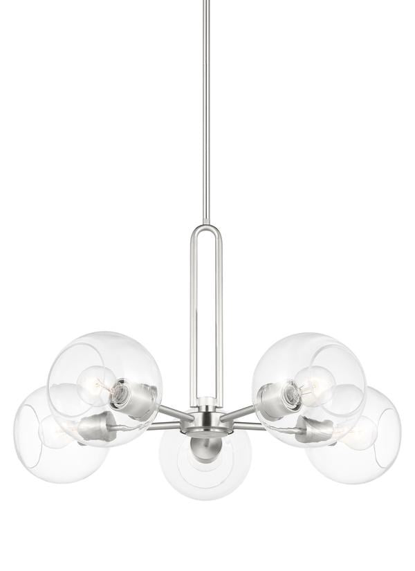 Five Light Medium Chandelier