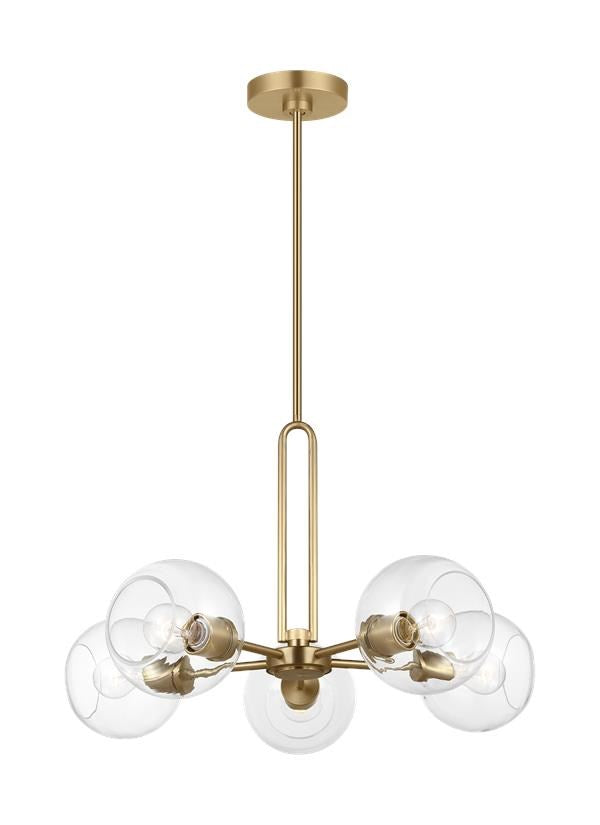Five Light Medium Chandelier