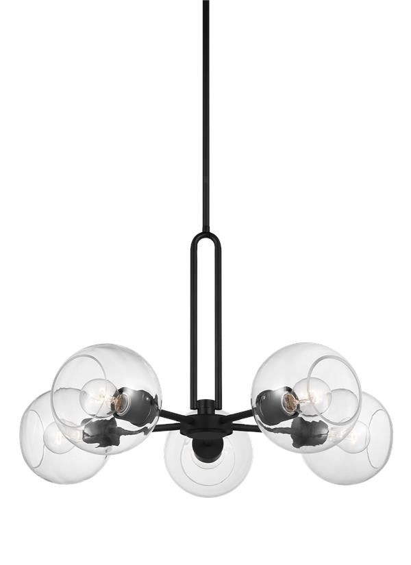 Five Light Medium Chandelier