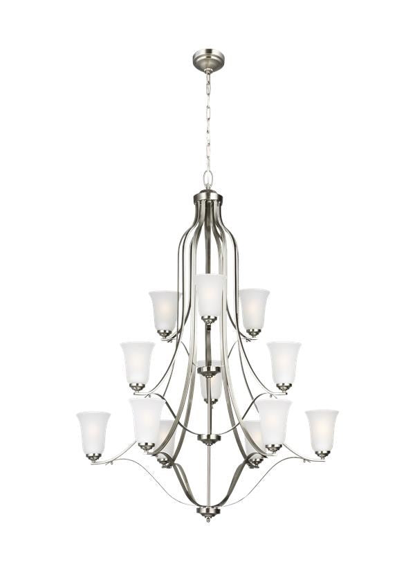 Twelve Light Chandelier by Generation Lighting