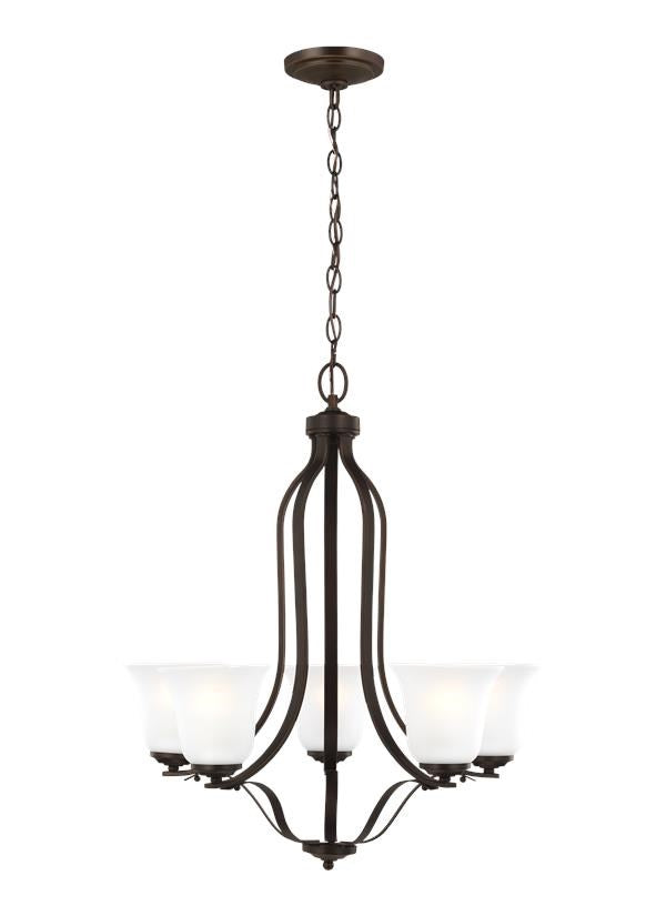 Five Light Chandelier by Generation Lighting