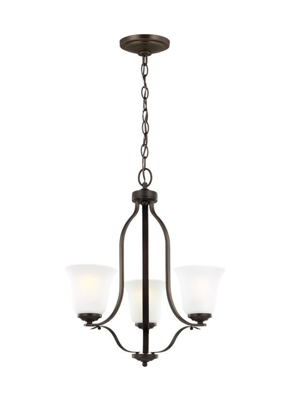 Three Light Chandelier