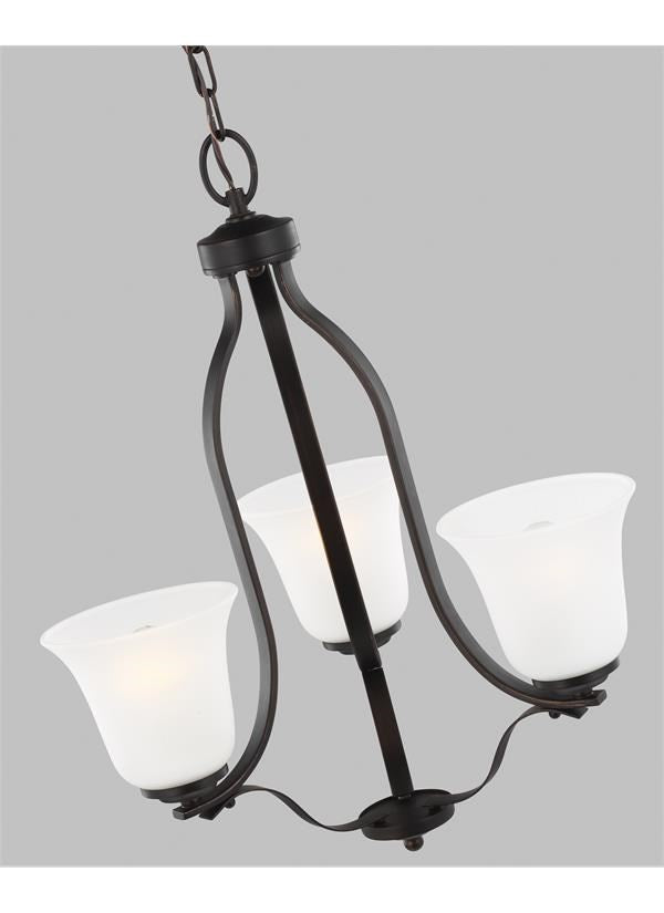 Three Light Chandelier