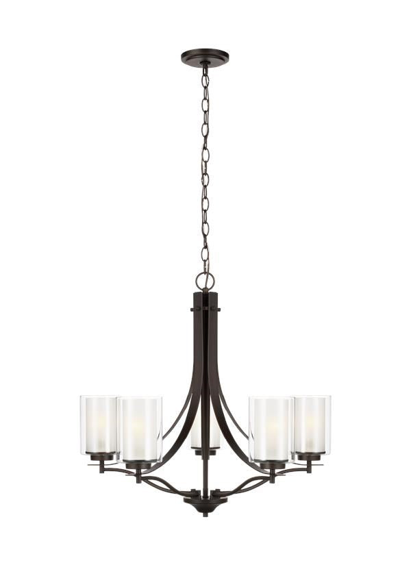 Five Light Chandelier by Generation Lighting