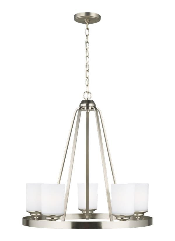 Five Light Chandelier by Generation Lighting