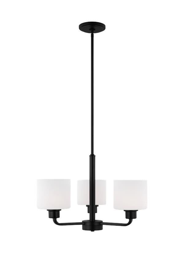 Three Light Chandelier by Generation Lighting