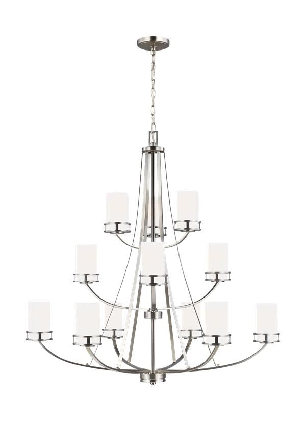 Twelve Light Chandelier by Generation Lighting