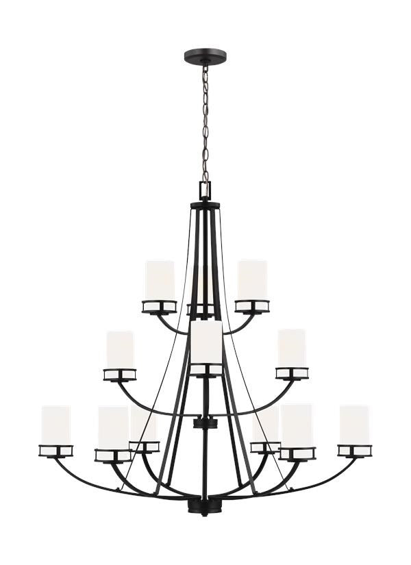 Twelve Light Chandelier by Generation Lighting