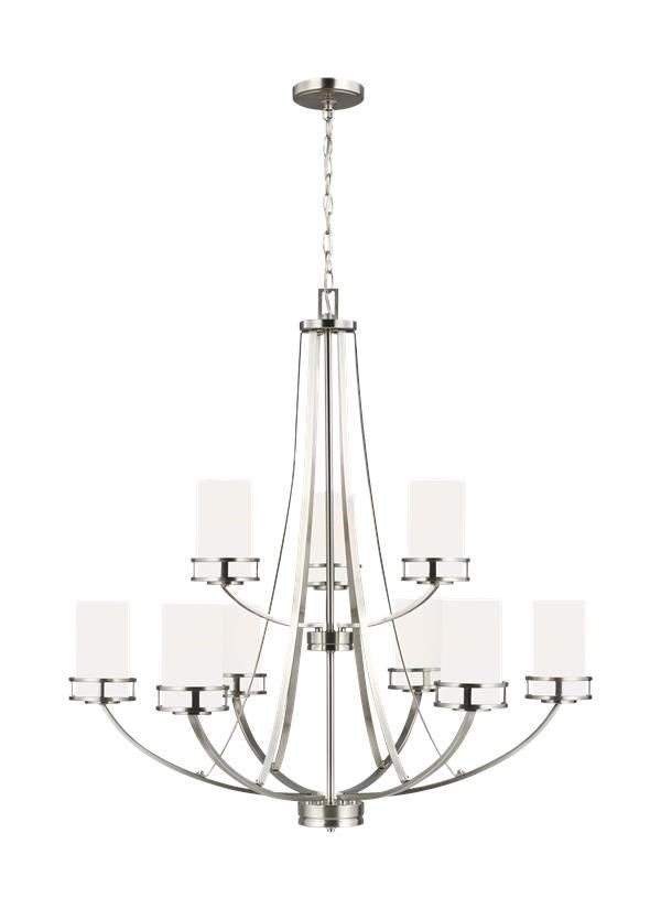 Nine Light Chandelier by Generation Lighting