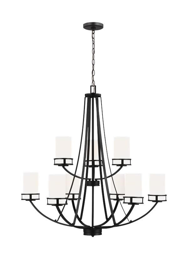 Nine Light Chandelier by Generation Lighting