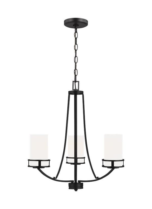 Three Light Chandelier by Generation Lighting