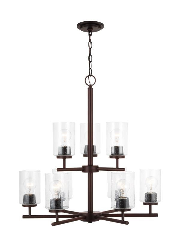 Nine Light Chandelier by Generation Lighting