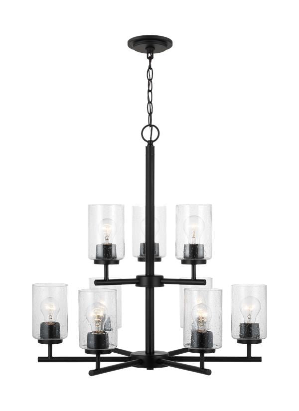 Nine Light Chandelier by Generation Lighting