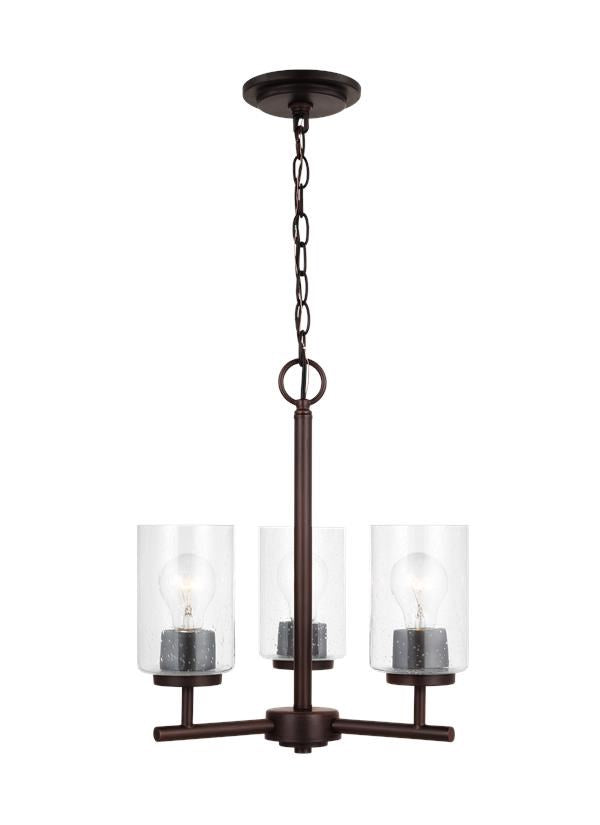 Three Light Chandelier by Generation Lighting