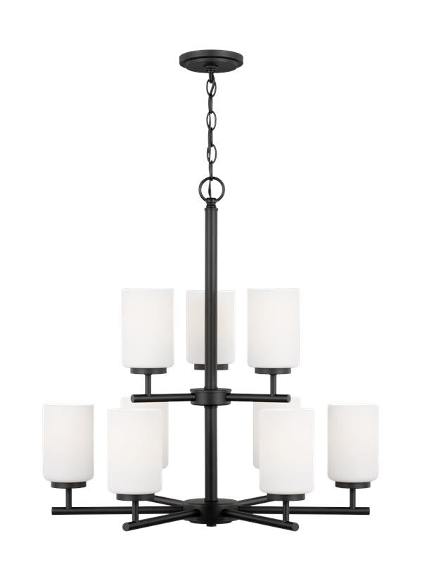 Nine Light Chandelier by Generation Lighting