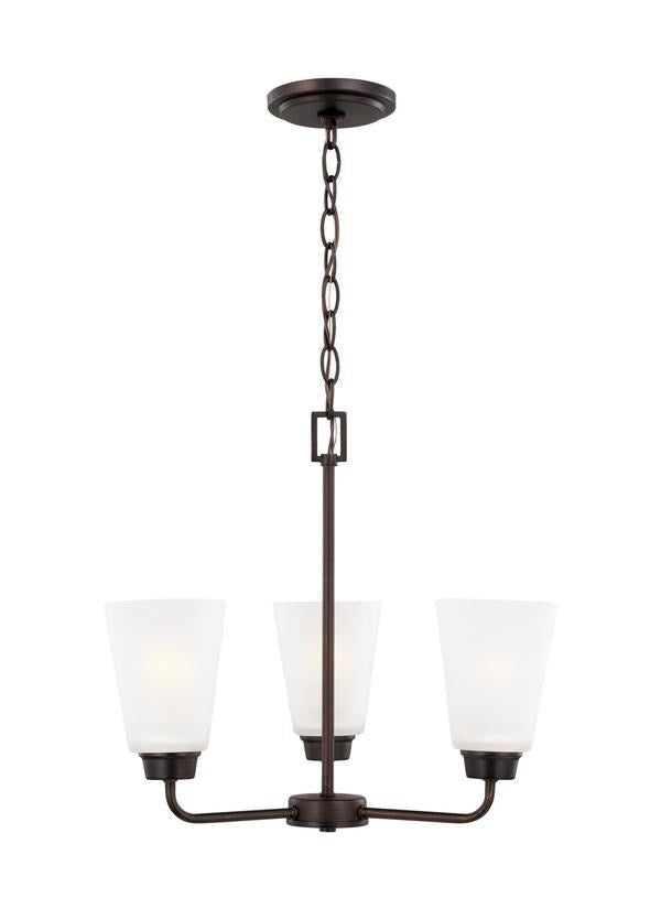 Three Light Chandelier