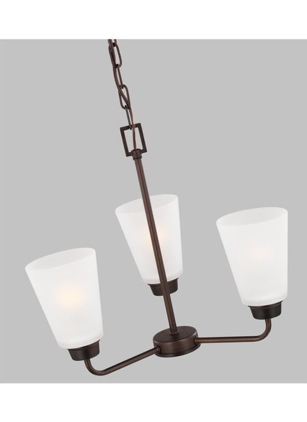 Three Light Chandelier