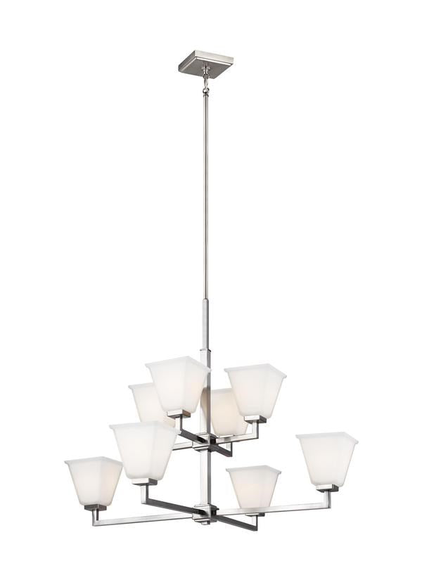 Eight Light Chandelier by Generation Lighting