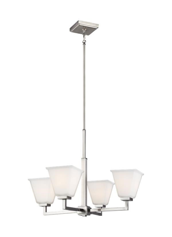 Four Light Chandelier by Generation Lighting