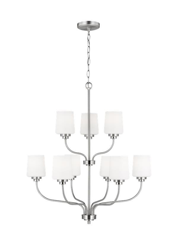 Nine Light Chandelier by Generation Lighting