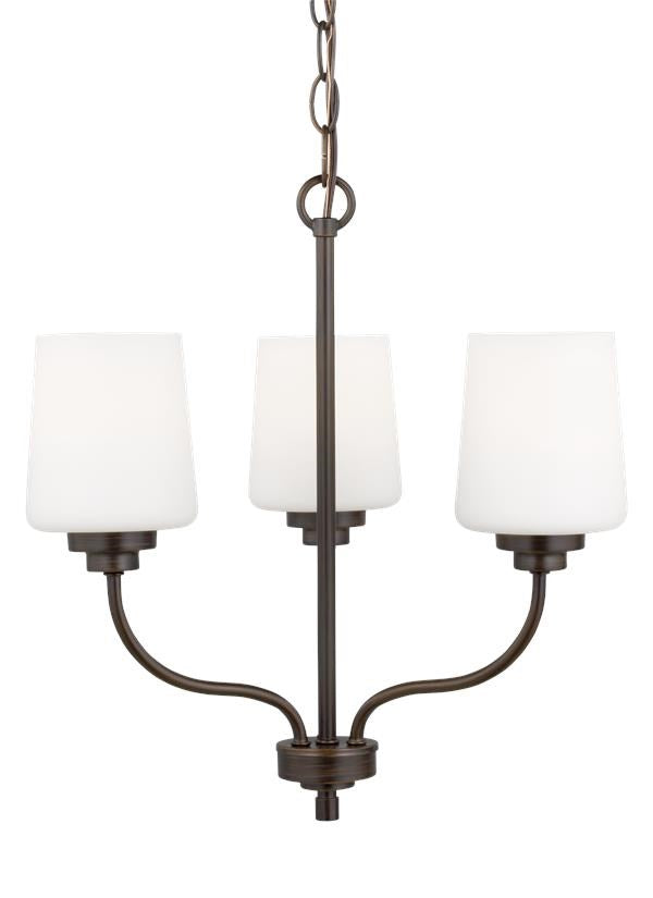 Three Light Chandelier