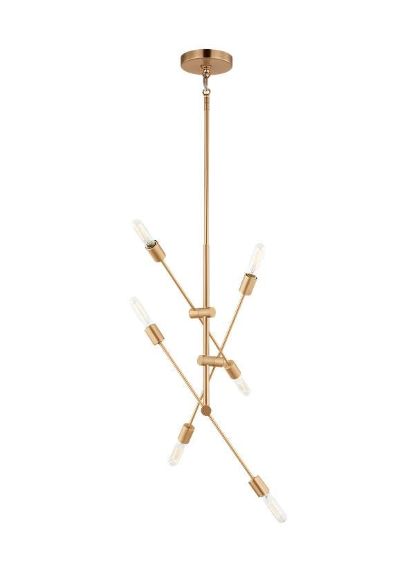 Six Light Medium Chandelier by VC Studio Collection
