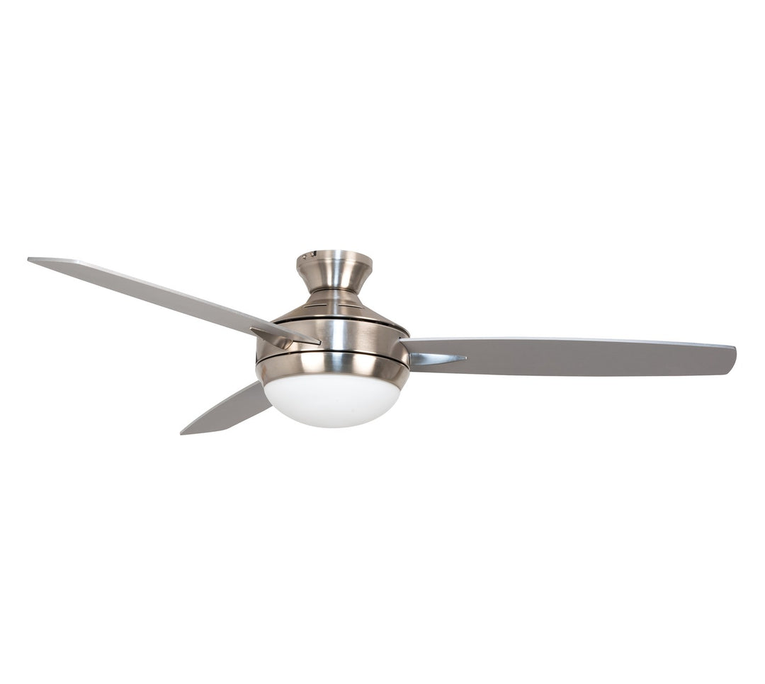 52in Targas in Brushed Polished Nickel w/ Brushed Nickel Blades by Craftmade