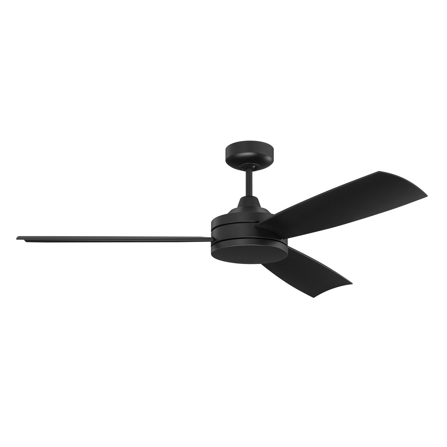 54in Inspo Indoor/Outdoor in Flat Black  w/ Flat Black Blades by Craftmade
