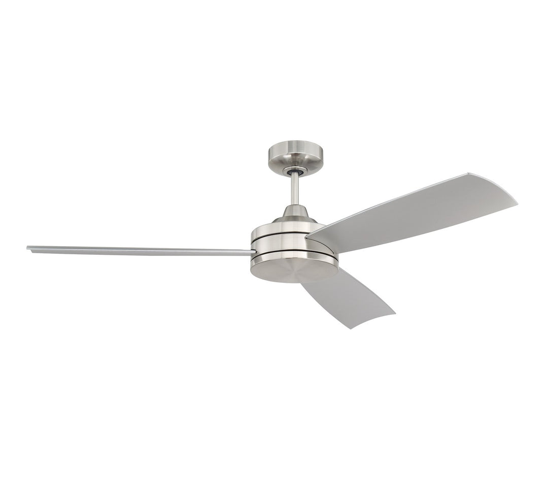 54in Inspo in Brushed Polished Nickel w/ Brushed Nickel Blades by Craftmade