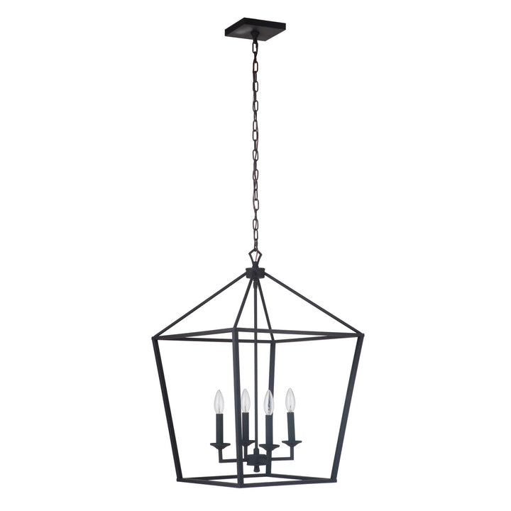 4 Light Large Foyer in Flat Black by Craftmade