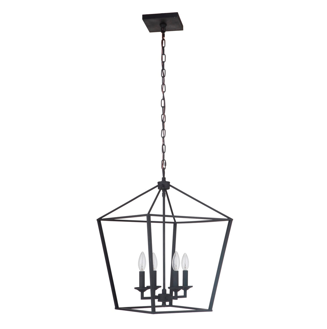 4 Light Medium Foyer in Flat Black by Craftmade