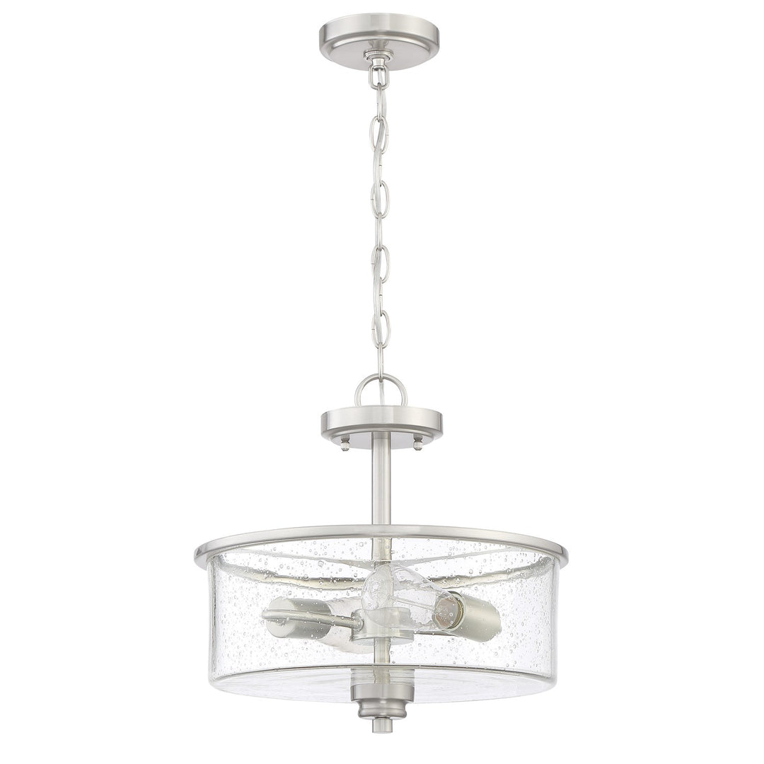 2 Light Convertible Semi Flush in Brushed Polished Nickel by Craftmade