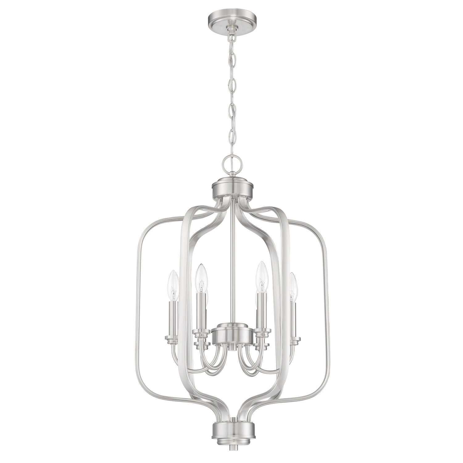 6 Light Foyer in Brushed Polished Nickel by Craftmade