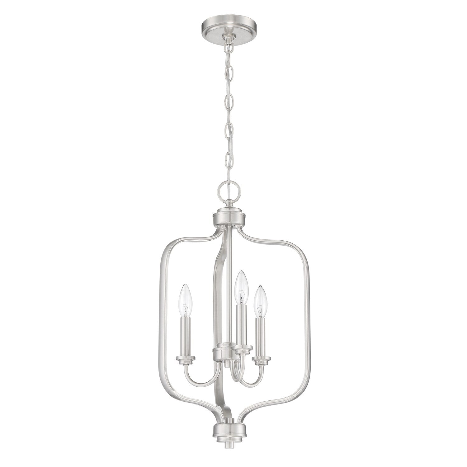 3 Light Foyer in Brushed Polished Nickel by Craftmade