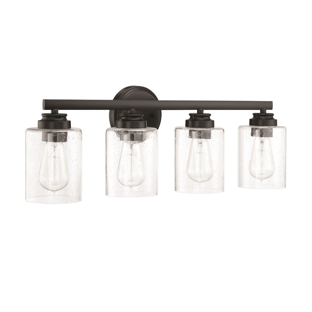 4 Light Vanity in Flat Black by Craftmade