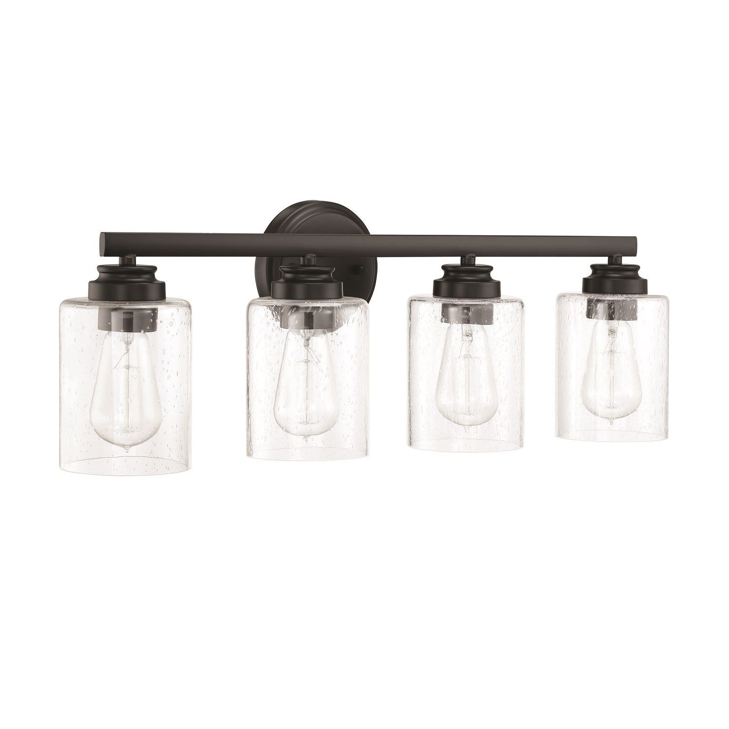 4 Light Vanity in Flat Black by Craftmade