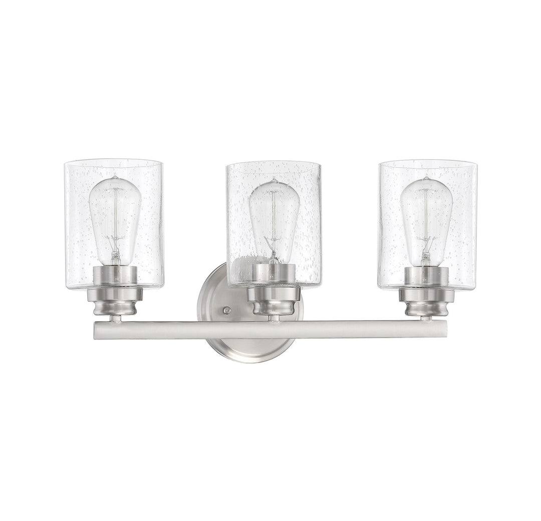 3 Light Vanity in Brushed Polished Nickel by Craftmade