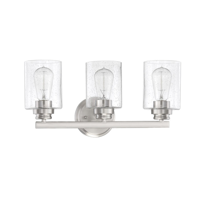 3 Light Vanity in Brushed Polished Nickel by Craftmade