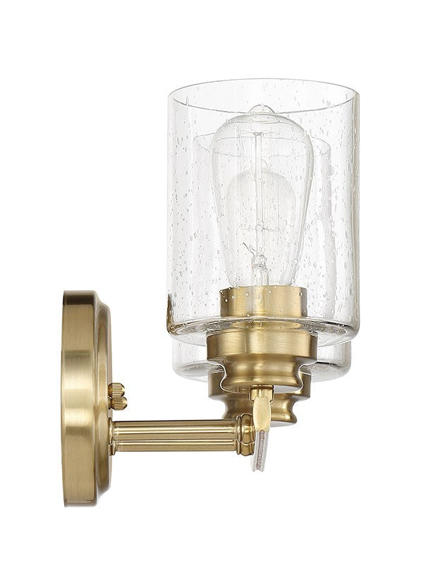 2 Light Vanity in Satin Brass
