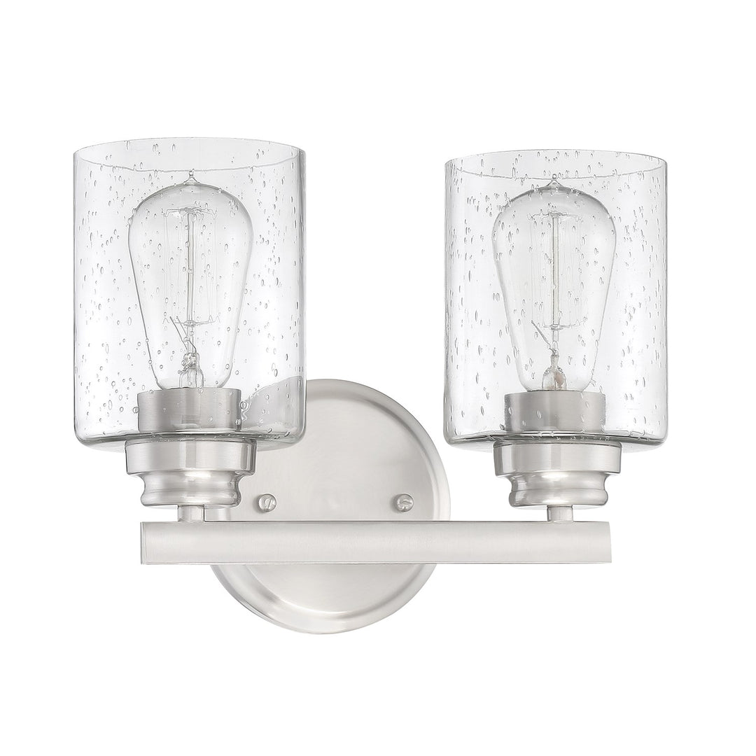 2 Light Vanity in Brushed Polished Nickel by Craftmade