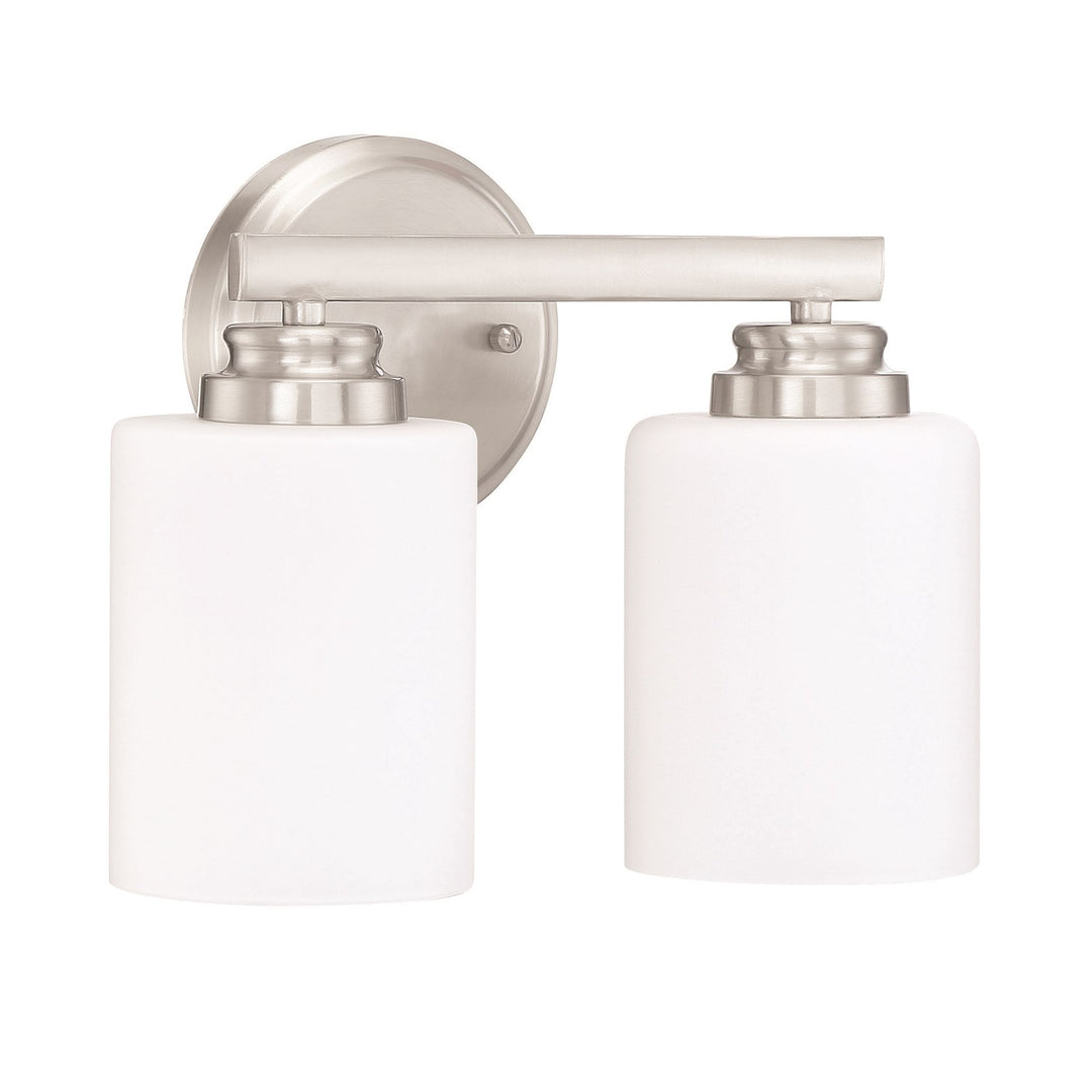 2 Light Vanity in Brushed Polished Nickel