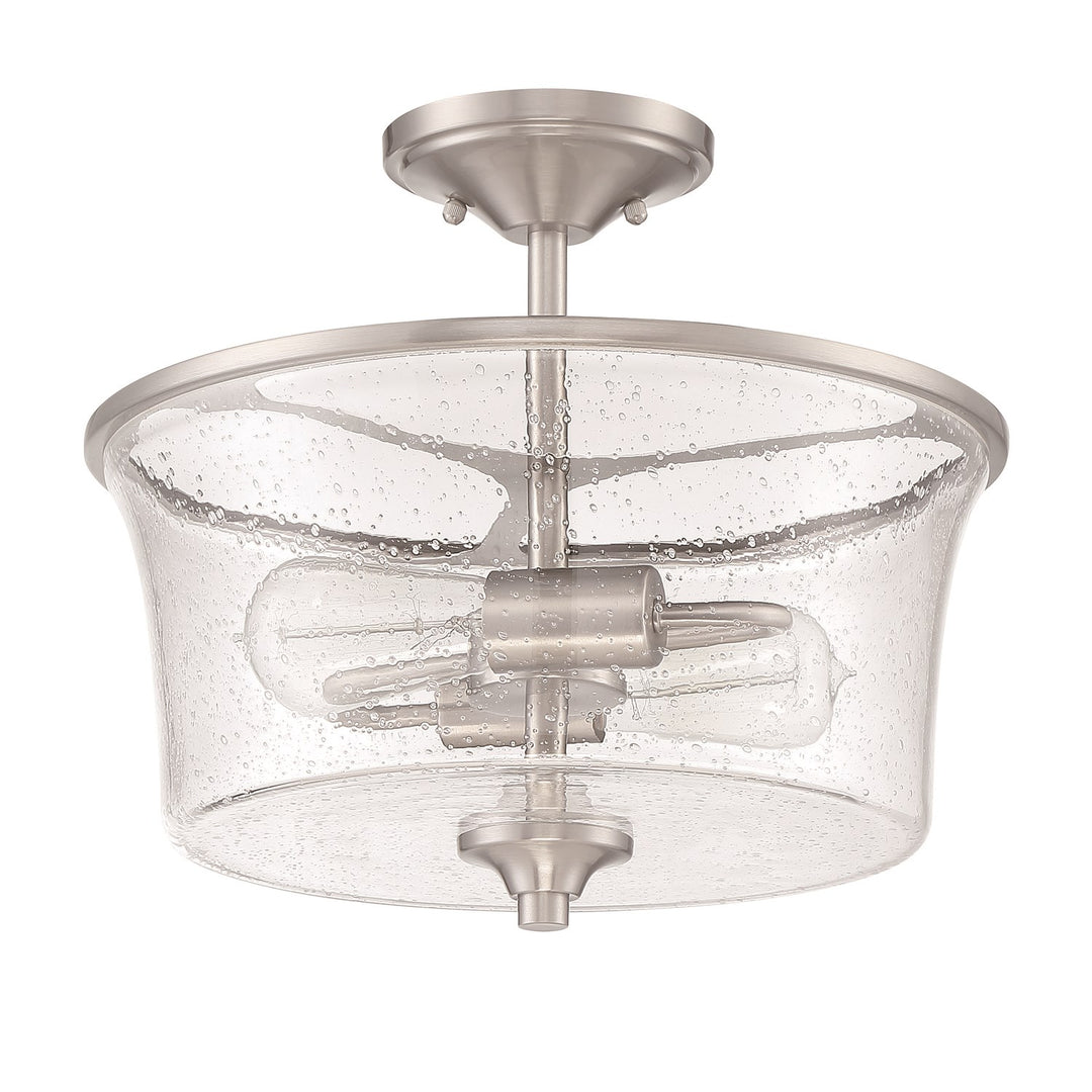 2 Light Convertible Semi Flush in Brushed Polished Nickel by Craftmade